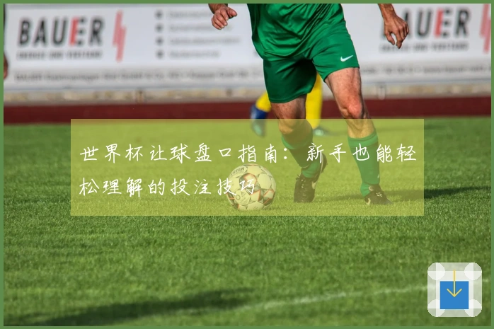 世界杯让球盘口指南：新手也能轻松理解的投注技巧