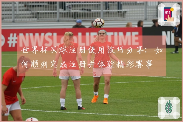 世界杯买球注册使用技巧分享：如何顺利完成注册并体验精彩赛事